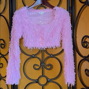 FOR LOVE AND LEMONS June Cropped Sweater